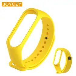 Joyozy однотонный силиконовый ремешок водонепроницаемый браслет для xiaomi mi band 4 Смарт-часы спортивный ремешок для отдыха для xiaomi mi band 3