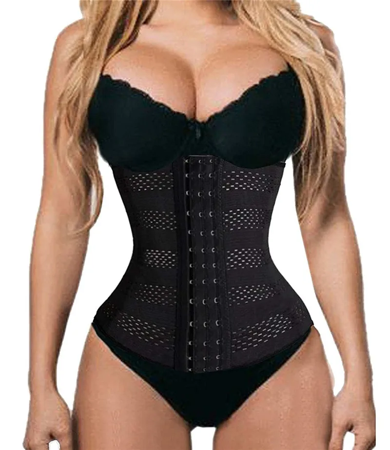 3 NINGMI Slimming Women Waist Trainer Model Belt Body Shaper Tummy Trimmer Belly Band Strap Cincher Corset Sexy Pullling Underwear (3)