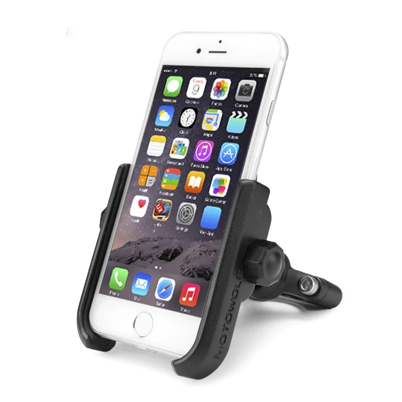 Aluminum Alloy Bicycle Handle Bar Mount Cell Phone Holder Stand Bike