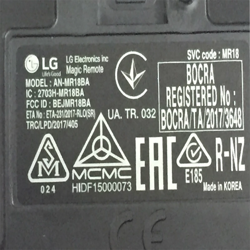 NEW original remote control AKB75375501 AN-MR18BA suitable for LG SMART TV 47LA860V-ZA