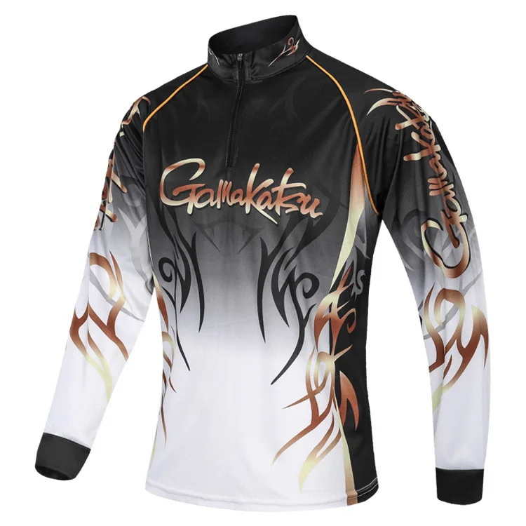 

New Brand Gamakatsu Fishing Shirts Outdoor Sport Quick Dry Mens Fishing Clothes Plus Size Anti Uv Cycling Fishing Vest
