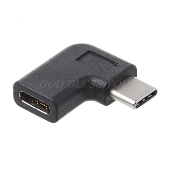 

90 Degree Right Angle USB 3.1 Type C Male To Female USBC Converter Adapter