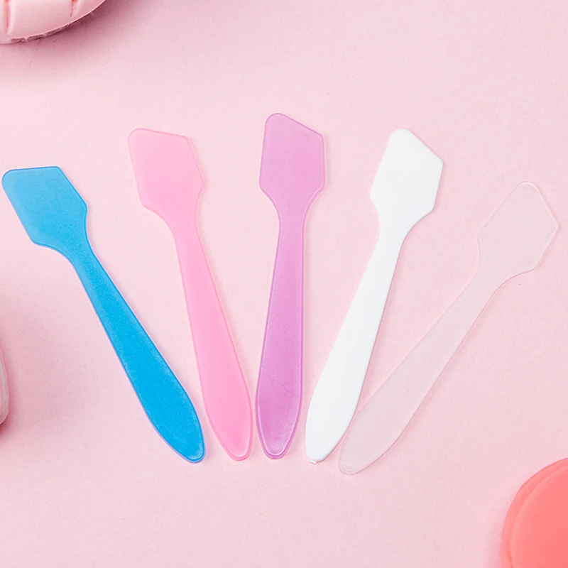 Facial Mask Sticks Cosmetic Plastic White Spatula Scoop DIY Face Spoon Lady Makeup Mixing Tools Disposable Tool 200pcs/lot |