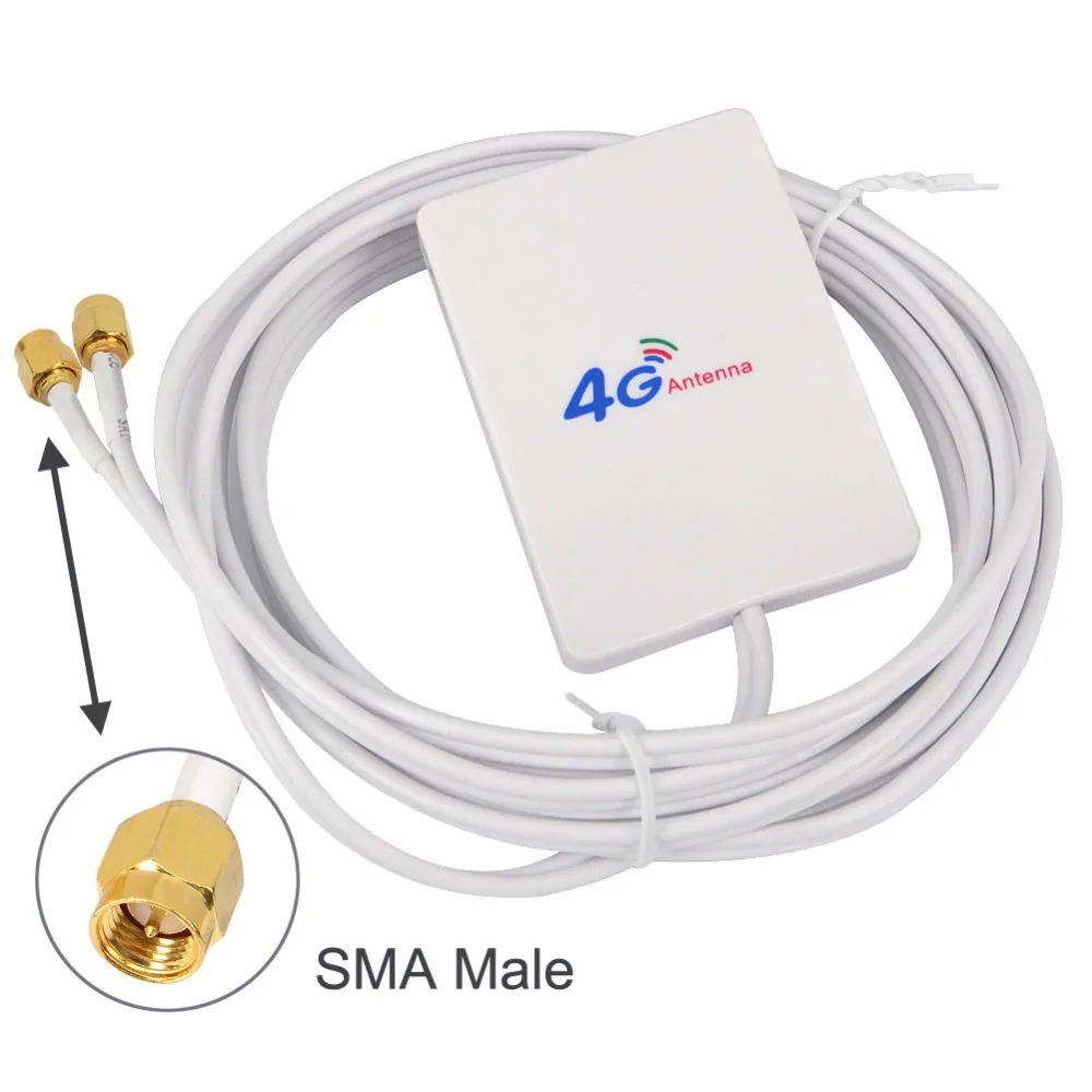 Новинка 4G антенна 28dBi SMA Male/CRC9/TS9 Aeria для 4G LTE FDD/TDD маршрутизатор модем E3272 E5372 E5573 E3372 B315 B525 B593 B31