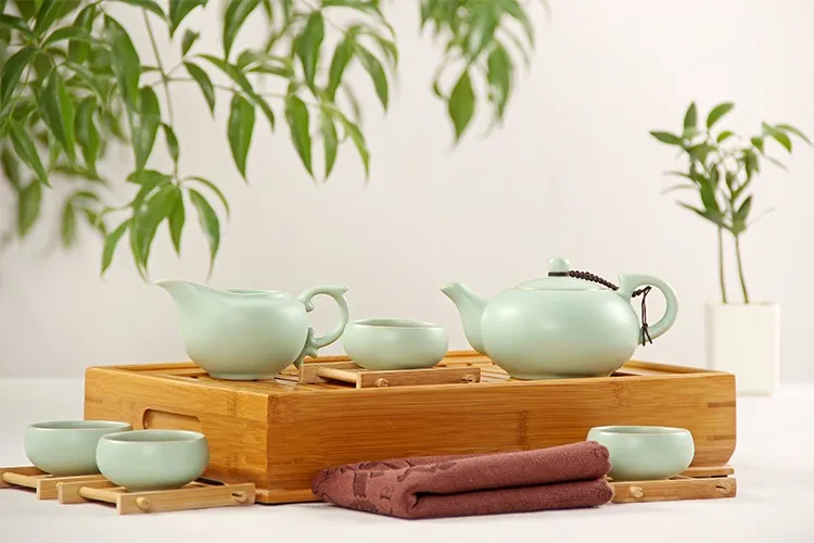 Чайный набор кунг-фу из массива дерева чайный поднос деревянный поднос чайный поднос китайский церемониальный подарок