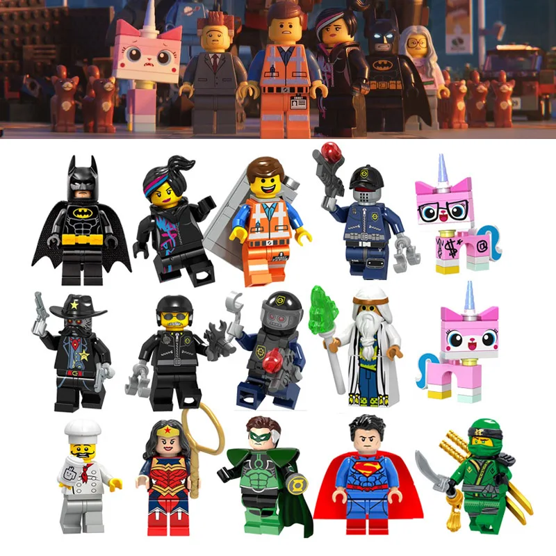 2019 Single Sale Building Block Emmet Wyldstyle Sheriff Gordon Legoing Movie 2 Bricks Figures Unikitty Legoe Minifigured Toys