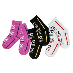 Новые спортивные носки из чесаного хлопка с надписями на осень и зиму, детские модные носки