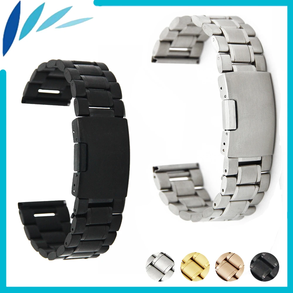 

Stainless Steel Watch Band 20mm 22mm for Timex Weekender Expedition Strap Wrist Loop Belt Bracelet Black Rose Gold Silver + Tool