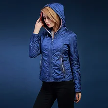 Women’s winter jacket With a hood casual thin coat fashion design short outerwear autumn and winter parka SIC-V124