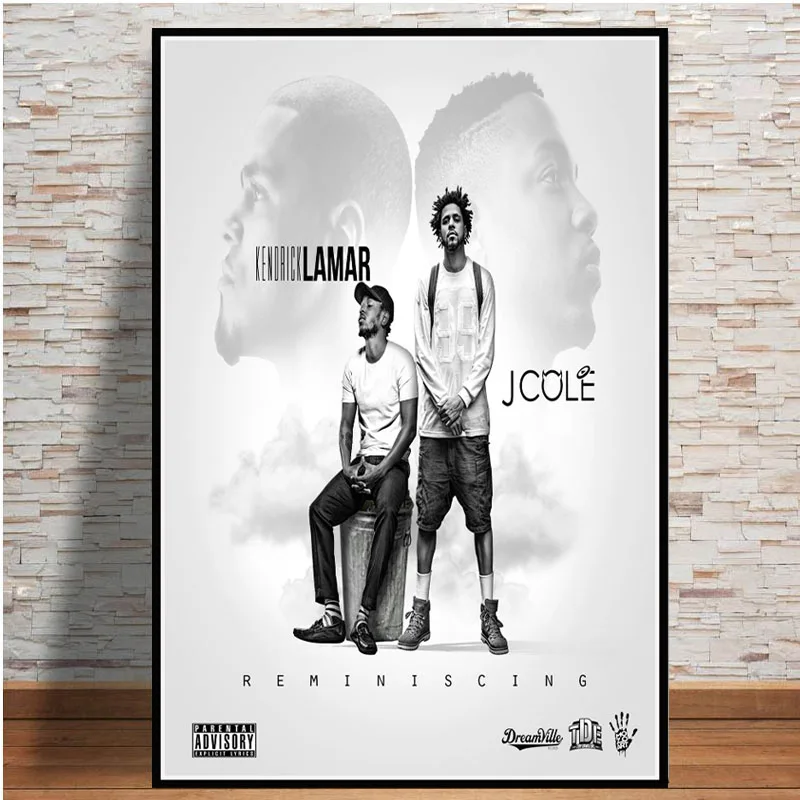 Плакатный принт Художественная Картина на холсте J cole K.O.D Rapper хип-хоп музыкальный альбом поп-звезда настенные картины гостиная домашний декор - Цвет: Розовый