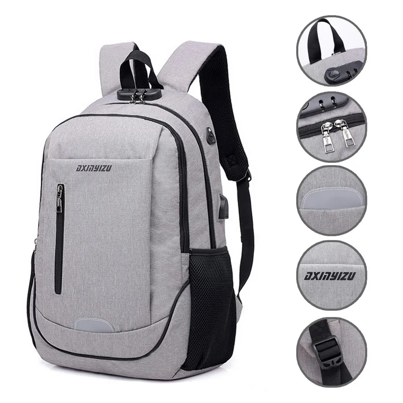 Laamei hombres de Mochila estudiante de la Escuela de computadora portátil Backbags para IPAD regalo USB Mochila de viaje de plástico Mochila Hombre Mochila para Hombre Laamei hombres de Mochila estudiante de la Escuela de computadora portátil Backbags para IPAD regalo USB Mochila de viaje de plástico Mochila Hombre Mochila para Hombre