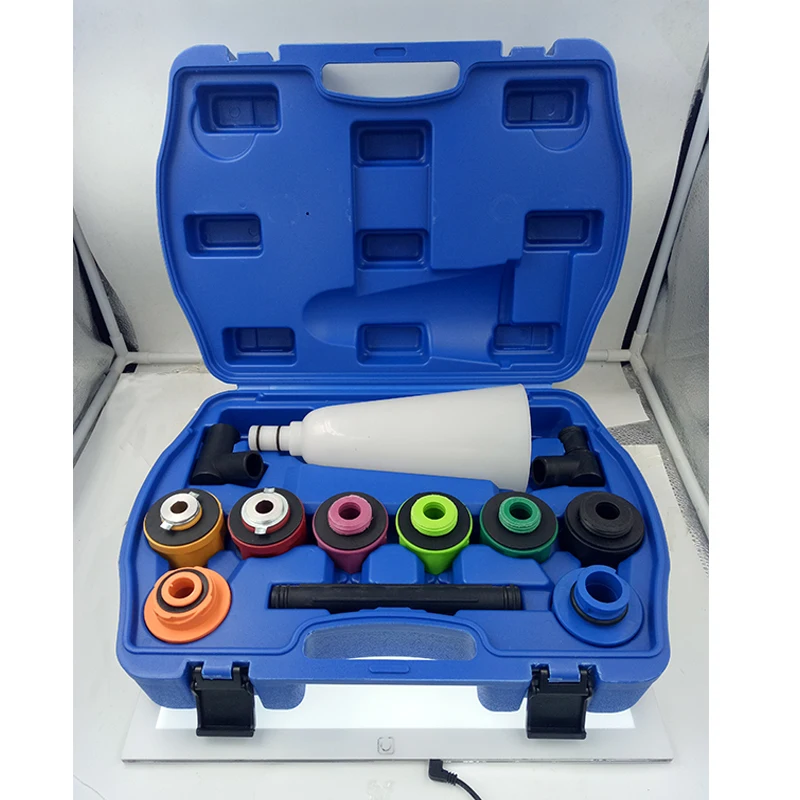 

Car Engine Oil Filter Tool Oil Funnel Set 12pcs Auto Repair Plastic Filler tool Full Set Oil filling funnel with 8 Adaptors