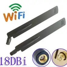 OSHINVOY 2,4g SMA антенна Wi-Fi модуль с высоким коэффициентом усиления 18dBi резиновая антенна Крытый wifi антенна для беспроводного маршрутизатора