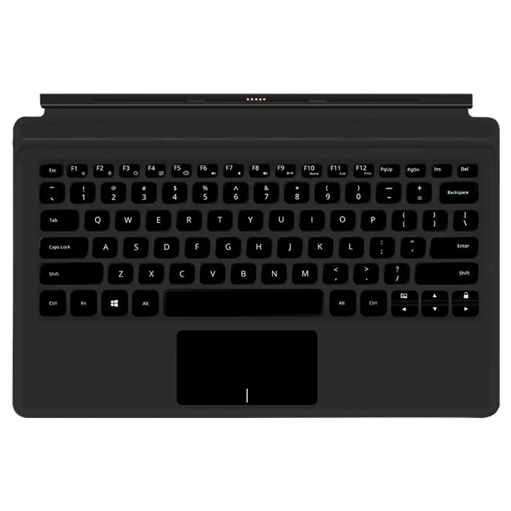 1 шт. клавиатура Магнитная док-интерфейс QWERTY раскладка поставляется с сенсорной клавиатурой для перемычки EZpad 6 plus r20 - Цвет: black