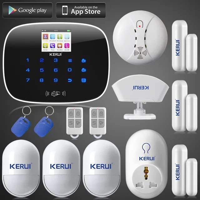 Curtains Ideas best curtain stores : Aliexpress.com : Buy Best KERUI G19 App control sms call GSM alarm ...
