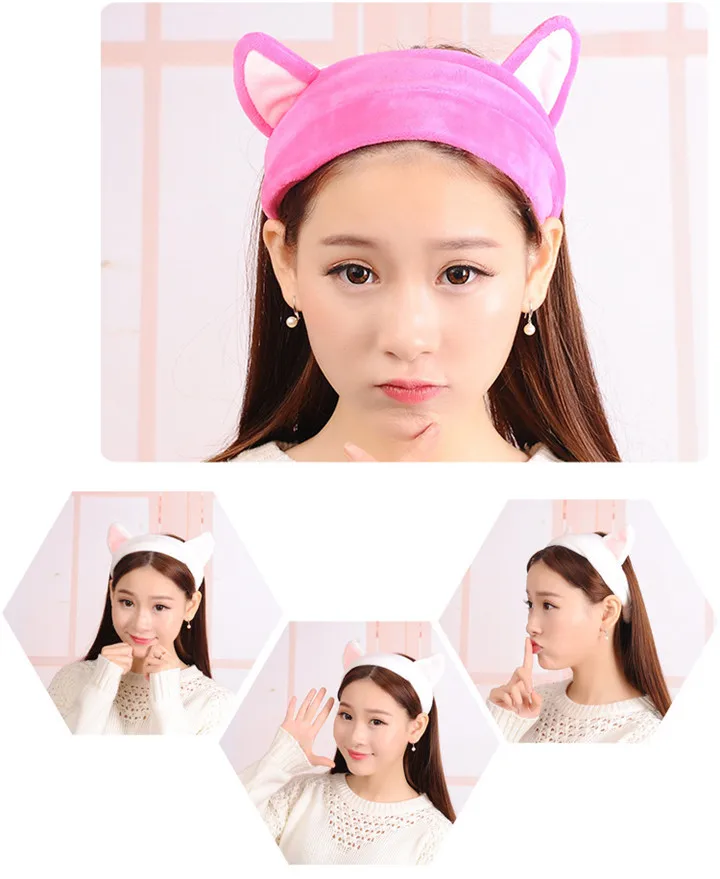 6  Bohemian Head Wrap Cat Ears Hair band Women Hair Accessories Lady Hairband Headwear Knot Baby Headband Girls Headband