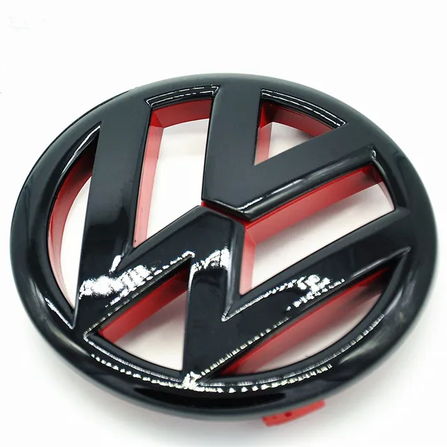 Buy FREE SHIPPING VW DEVIL RED GLOSS BLACK FRONT GRILL