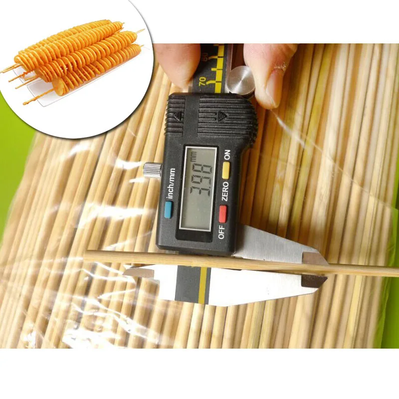 High quality 40*4mm Bamboo Barbecue Skewers Grill Shish Kabob Wooden bamboo Disposable Sticks Barbecue BBQ Tools For 100pcs/Pack