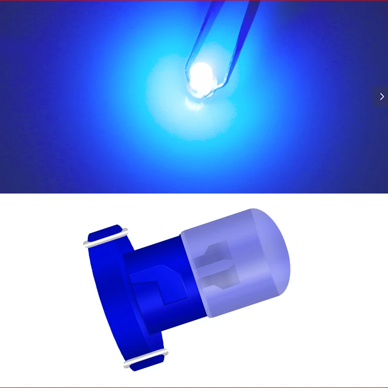 5 шт. T3 1 SMD Neo инструмент: клин кластер панель приборной панели лампы постоянного тока 12 В салона автомобиля лампа накаливания на панель приборов светодиодный Авто лампочка светильник s
