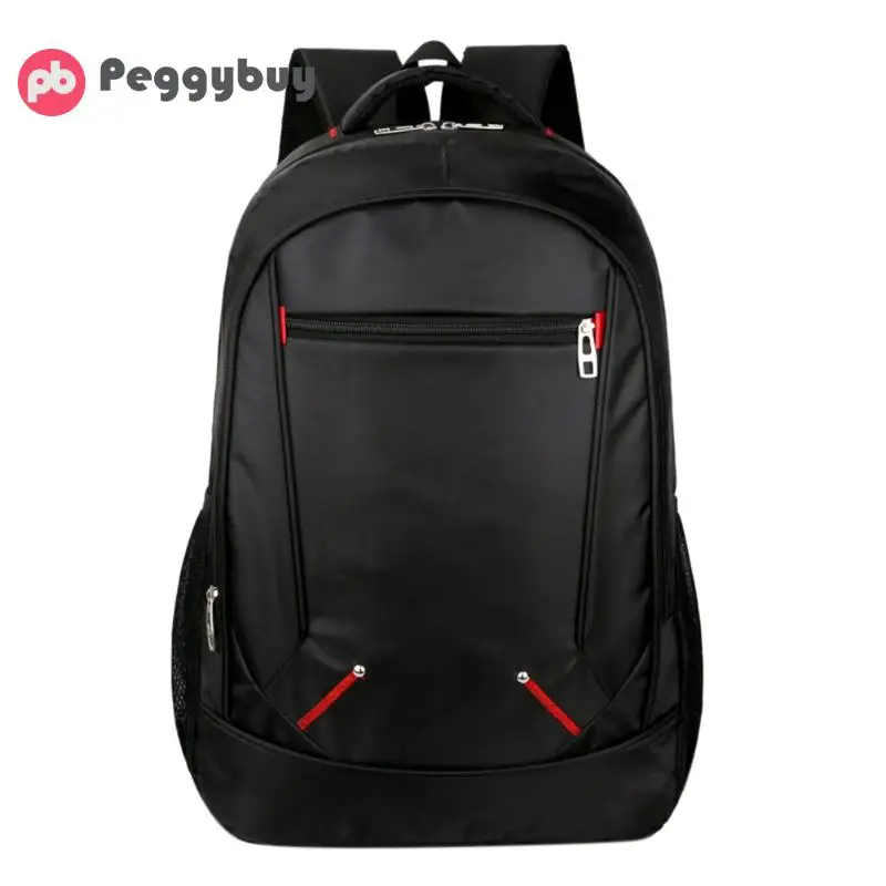 

Men Travel Backpacks Oxford Laptop Bag Preppy Style Big School Bag Teenagers Mochila Casual Shoulder Bag Black Business Backpack