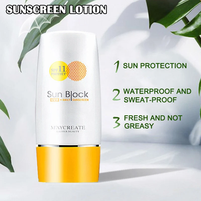 

Sunscreen Protetor Sun Protection Whitening UV Radiation Body Sunblock Lotion Sunscreen Cream SPF11 (protetor solar)