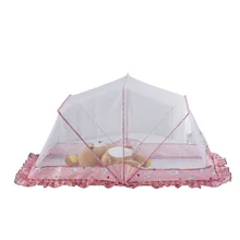 Портативный детские сетка от комаров для детской кроватки палатка для колыбели кровать детская складная москитной сеткой для детей кровать Babybett Mosquitera Cuna Универсальный