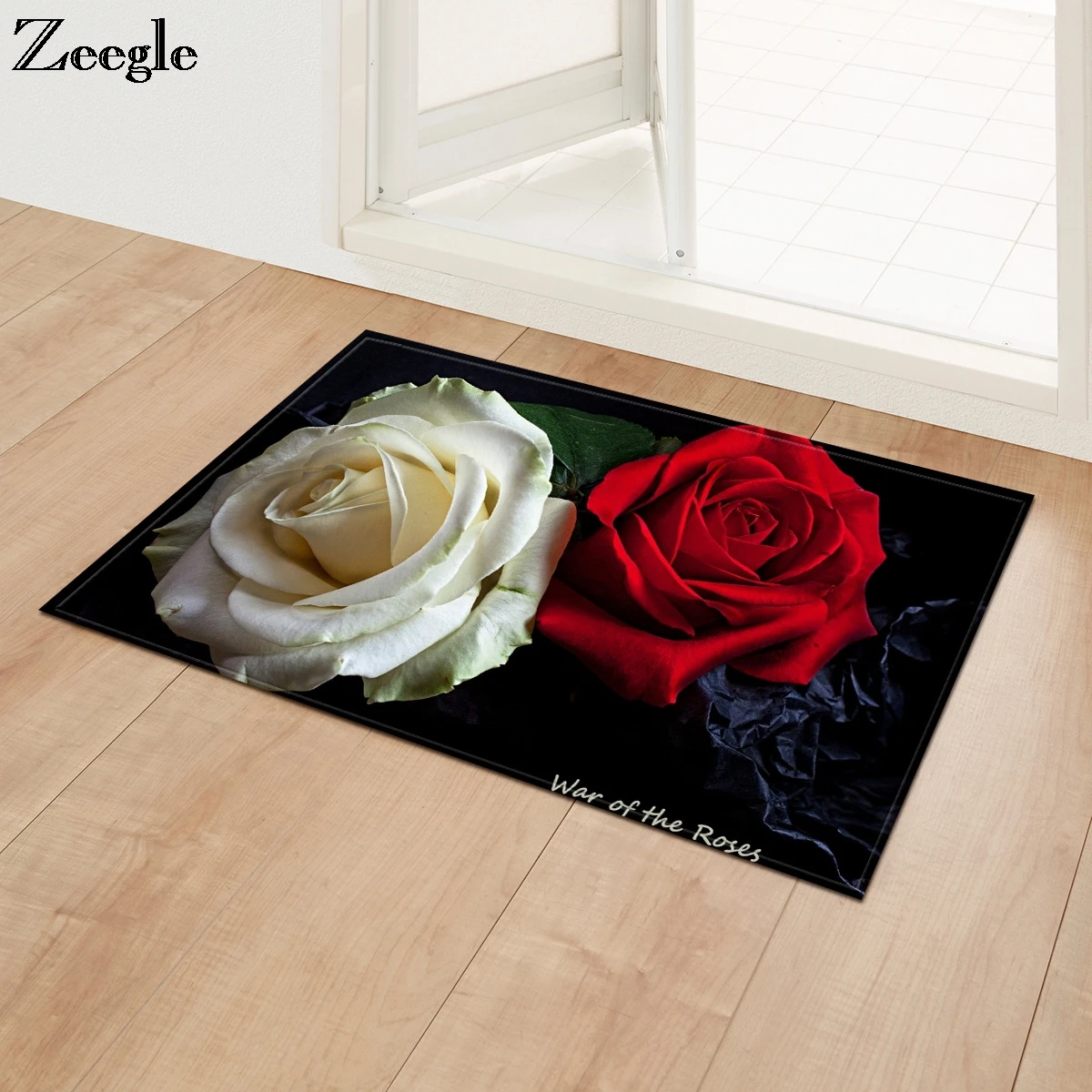Zeegle дверные коврики для входной двери коврики с розами в прихожей напольные коврики противоскользящие ковры для спальни коврики для ванной кухонные коврики