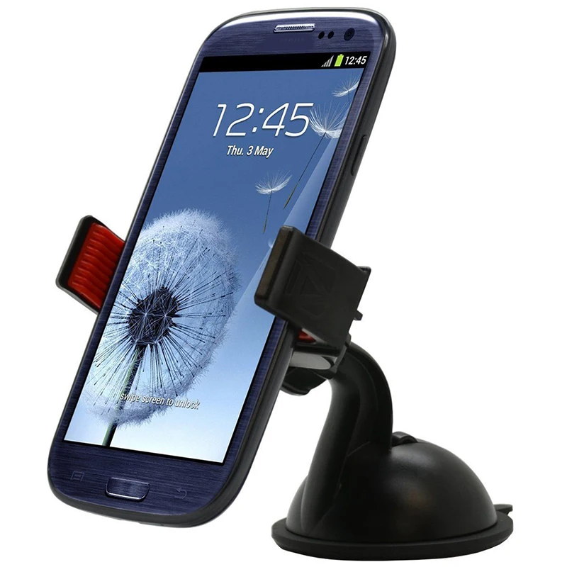 

360 Rotating Car Holder Windshield Mount Bracket Stand for GPS Mobile Phone