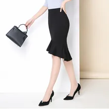 Womens Midi Skirt Mermaid Side Buttons High Waist Work Office Business Casual Party Bodycon Pencil Skirt Womens Midi Skirt Mermaid Side Buttons High Waist Work Office Business Casual Party Bodycon Pencil Skirt