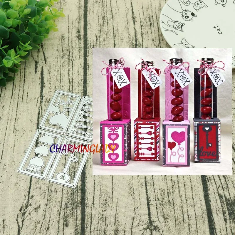 

4PC Metal Cutting Dies For DIY Scrapbooking Embossing Paper Cards Decorative Crafts New 2018