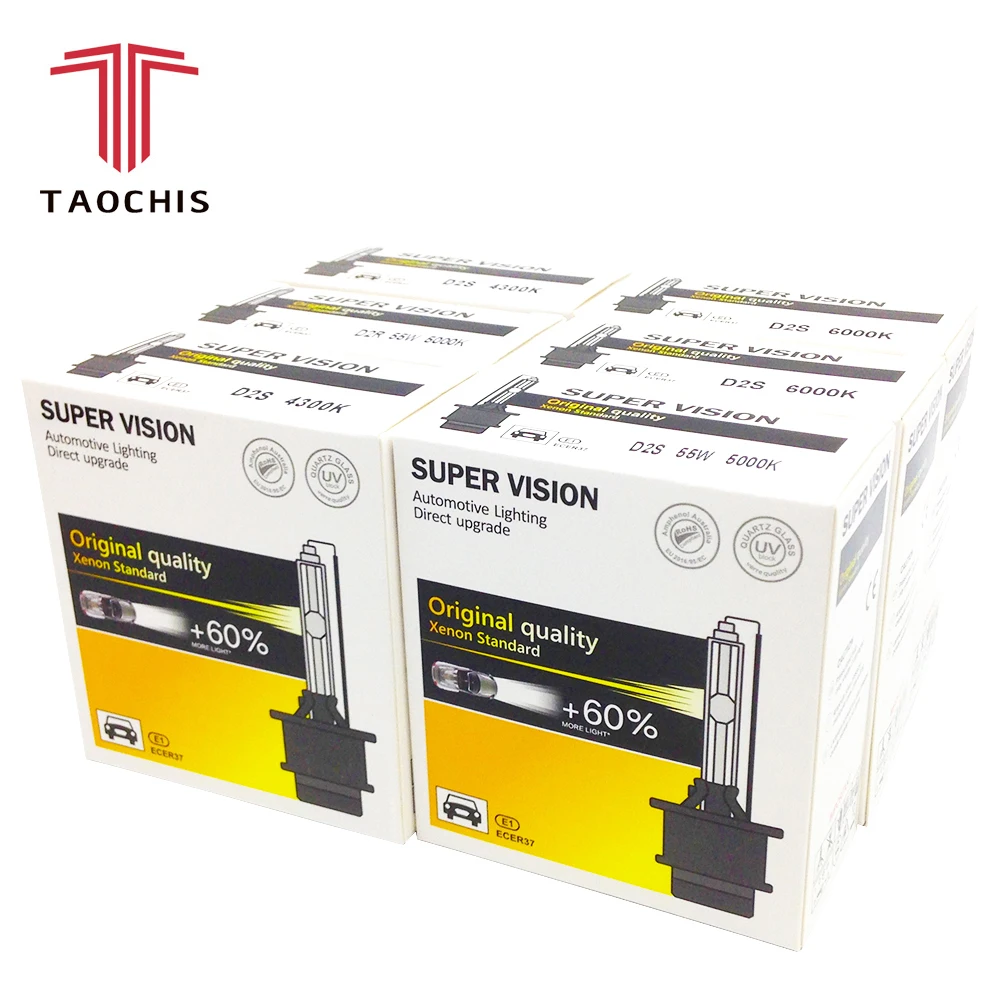 TAOCHIS AC 12V 35W D2S D2R HID Xenon Lamp D1S D1R Car Headlight D3S D3R Auto