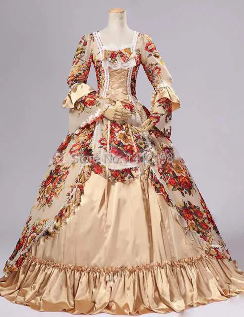 Vintage Yellow Floral Dress