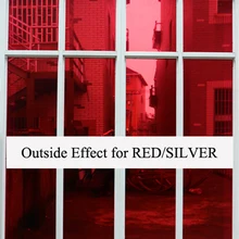 Красный Silver Sun зеркало односторонней балкон Солнечных Лучей Номер дома солнечной светоотражающая пленка Стекло патч изоляции взрывозащищенные стикеры