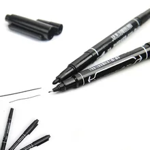 Stylo marqueur à deux têtes, imperméable sans manches, encre noire, pour jardin, pour plantes de jardinage, fournisseur de papeterie, 1 pièce