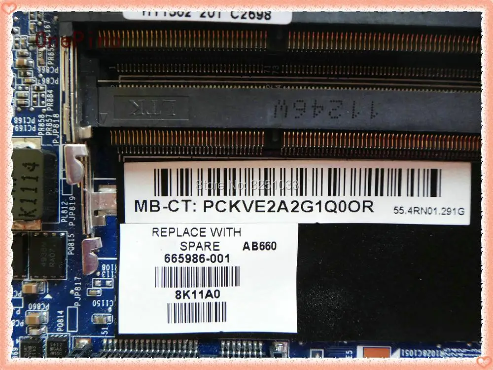 665986-001 ل جناح HP DV7T-6B00 DV7T-6C00 دفتر ل HP DV7 DV7T DV7-6000 اللوحة المحمول DDR3 6490/1 جرام HM65