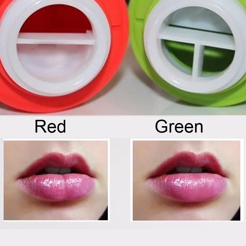 1PC Apple Shaped Green Or Red Sexy Lips Plumper Girl