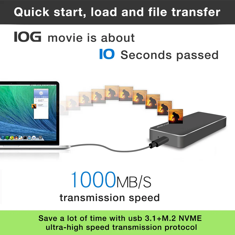 NVME PCIe USB3.1 HDD корпус M.2 2280 SATA SSD Box высокая скорость Тип C USB 3 1 твердотельный жесткий