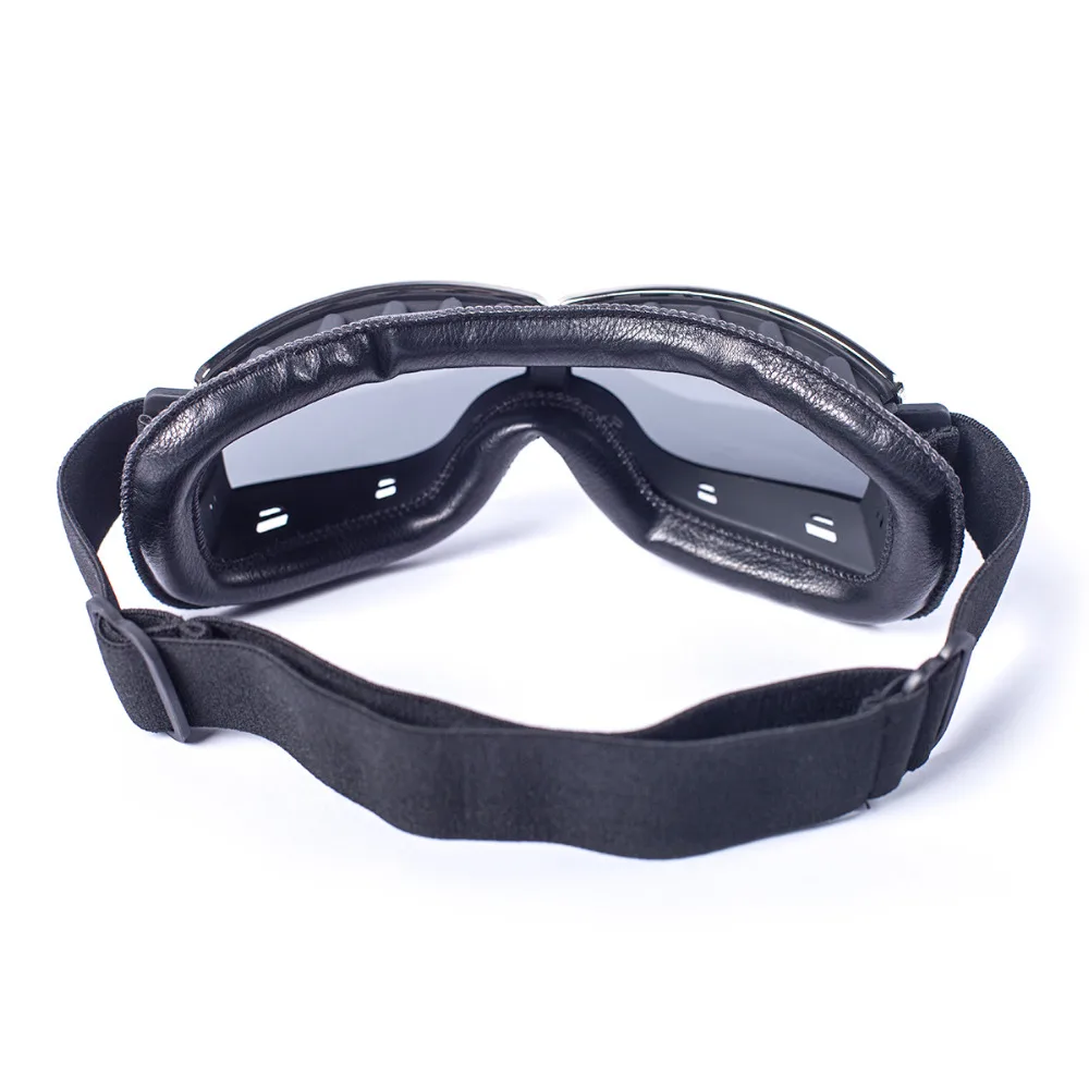 Evomosa Gafas De Moto Vintage Pilot Style Cruiser Scooter Go | Cuotas