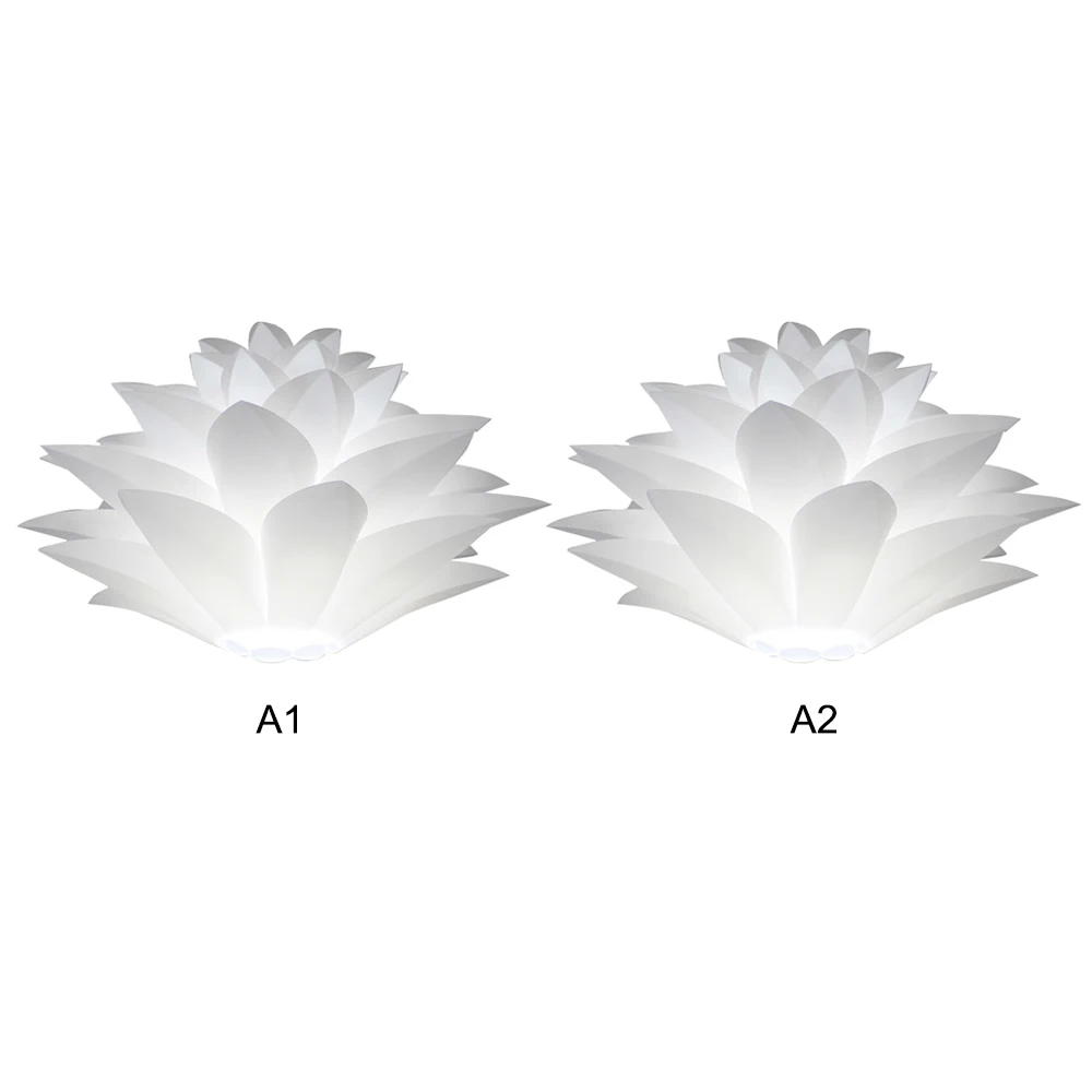 

Creative LED DIY White Lotus Shape Ceiling Light E27 Night Lamp 6 Layers/3 Layers Hanging Light Home Living Room Decoration