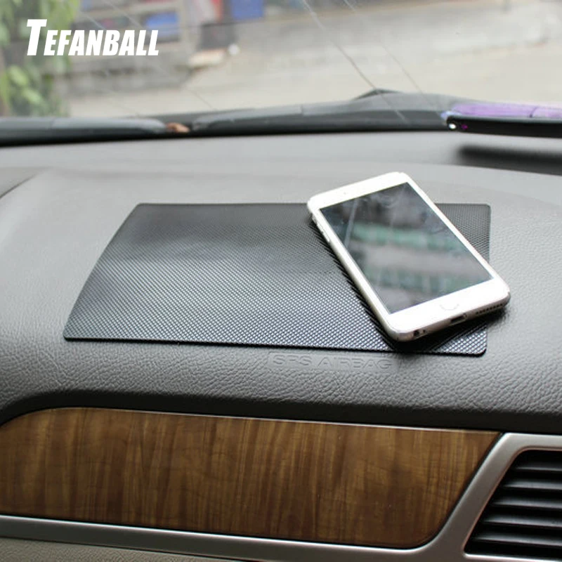 

27x15cm Car Dashboard Sticky Anti-Slip PVC Mat Non-Slip Sticky Pad For Phone Sunglasses Holder Car Styling Interior Accessories