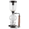 Siphon à café sous vide en verre, 3 tasses, Machine à café, infuseur, bouteille filtrante, Technica 5 TCA-3 avec cuillère et brosse ► Photo 2/6