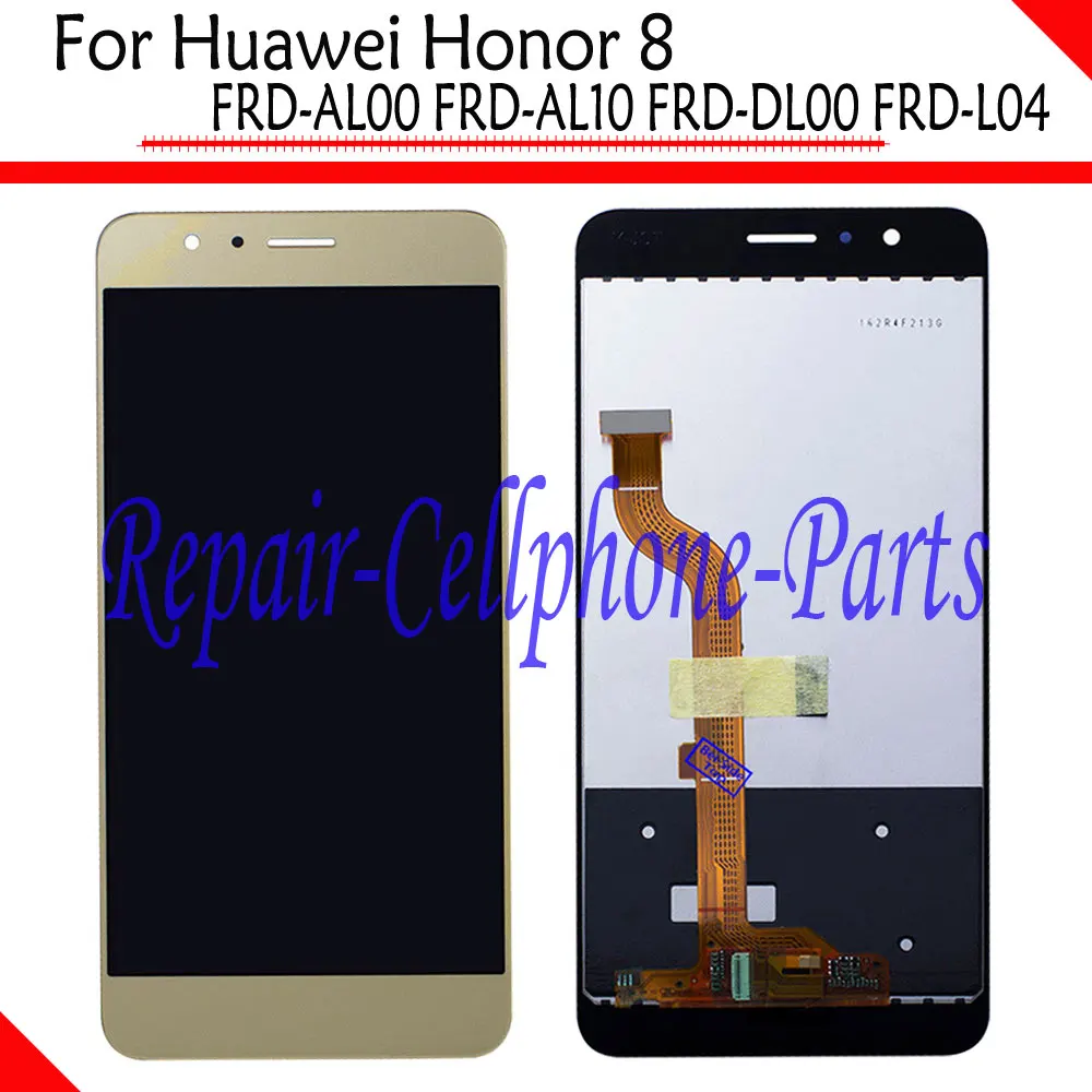 

Gold 100% New Full LCD DIsplay + Touch Screen Digitizer Assembly For Huawei Honor 8 FRD-AL00 FRD-AL10 FRD-DL00 FRD-L04 +Tracking