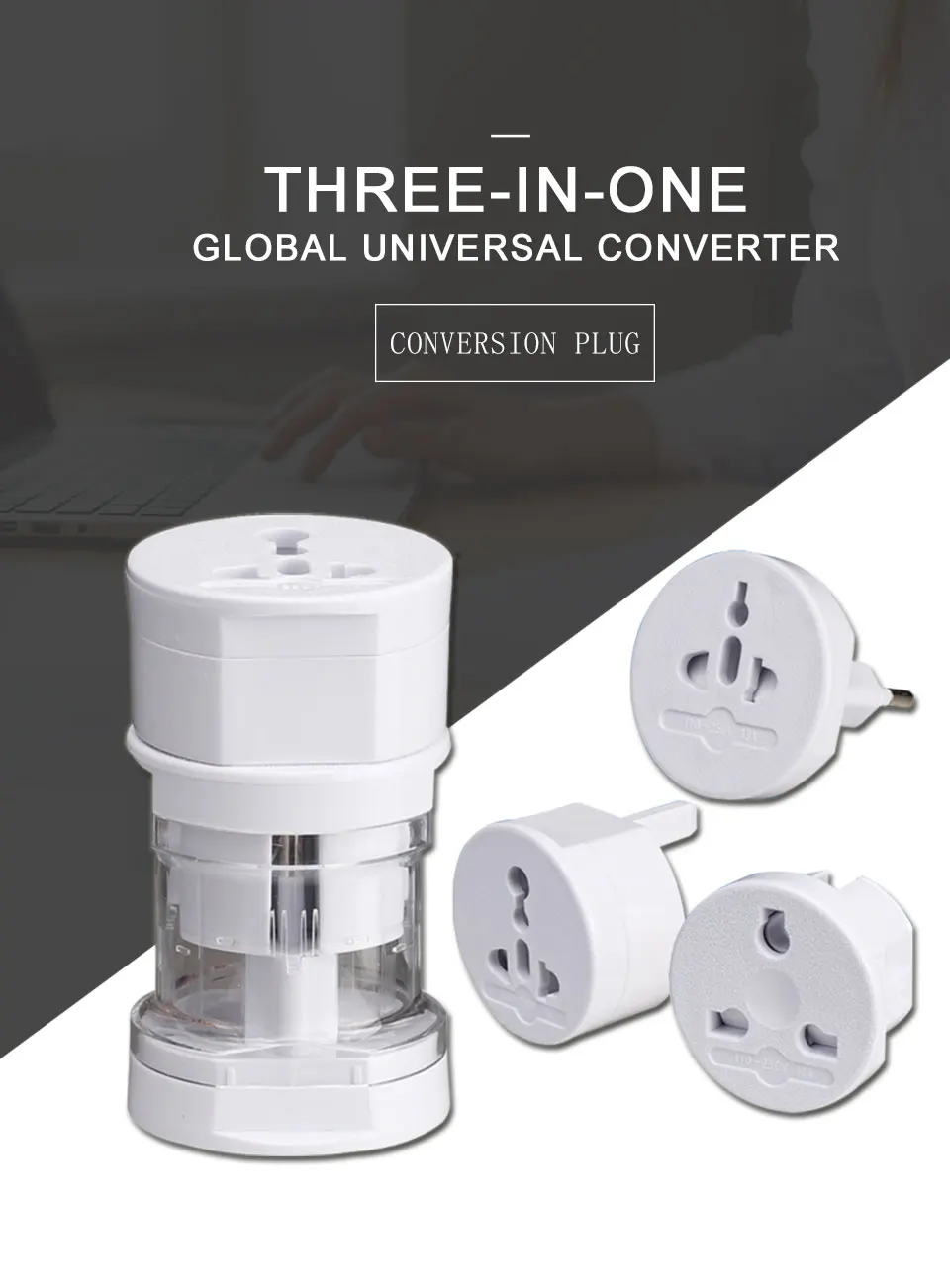 EU UK US AU Universal Power Adapter Charger Adaptor Travel Wall Electric Plugs Sockets Converter For Mobile Phones Laptop (1)