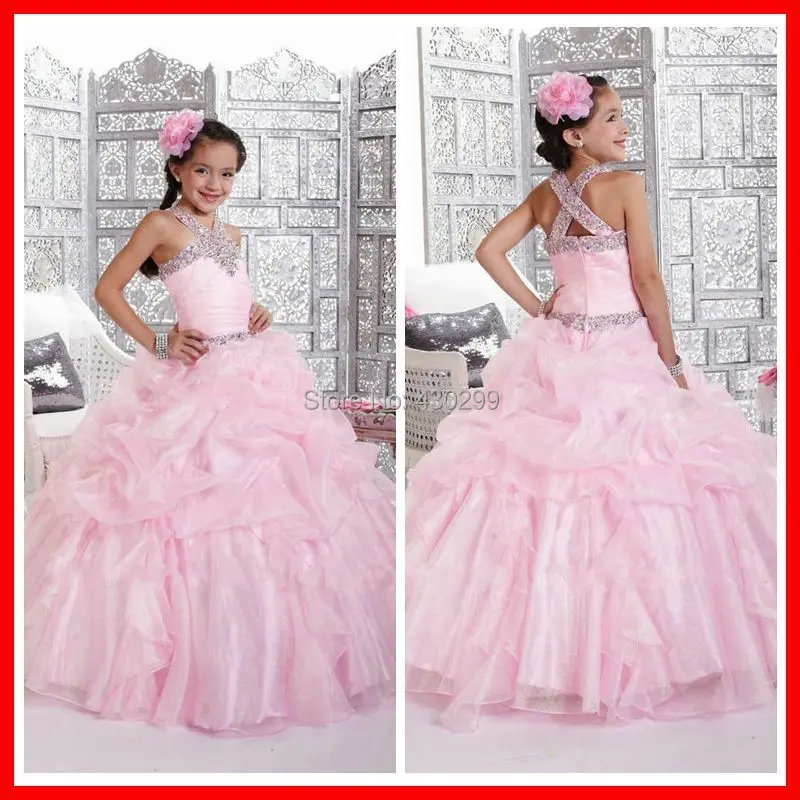 pink prom dresses for kids