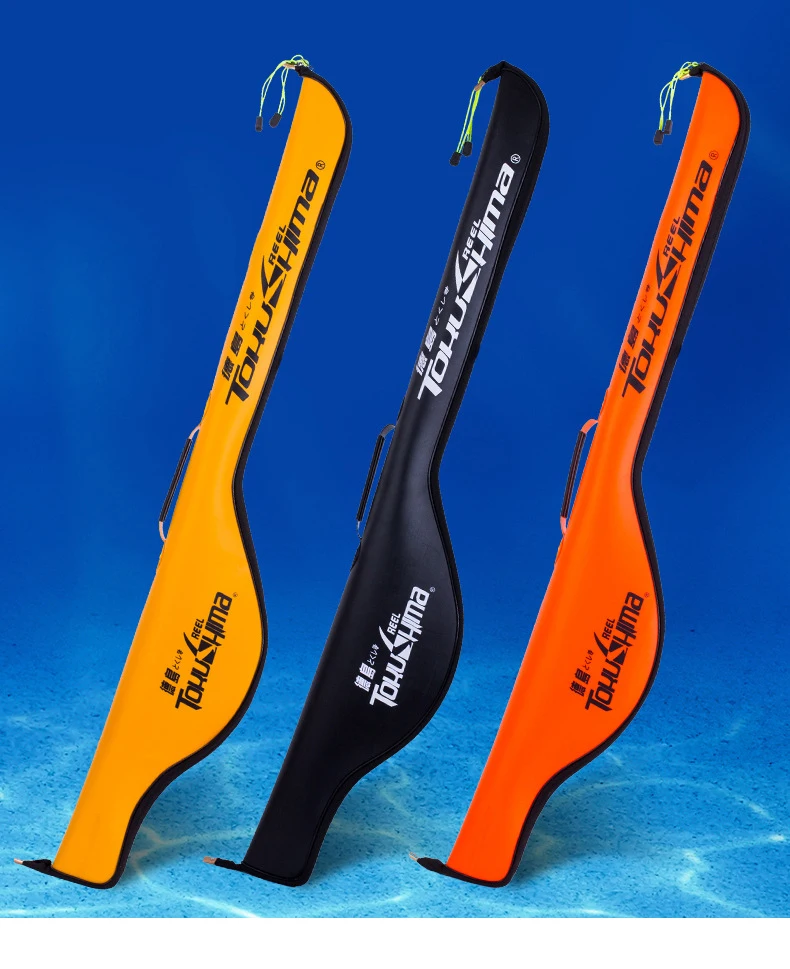 Vara de Pesca Pólo de Pesca Bolsa de Armazenamento à Prova Leve Material Portátil Bolsas Dobrável Dwaterproof Água Pacote Pesca Xa110g Eva 1.2m 4 ??_01