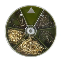 73 шт. набор рыболовных крючков из высокоуглеродистой стали набор крючков колючий рыболовный крючок Твердые кольца рыболовные перевернутые крючки