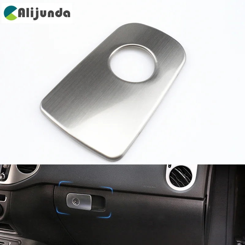 

Car Stainless Steel Glove Box Storage Box Switch Door Handle Cover Trim Sequined Decoration Fits for VW Tiguan 2010-2015