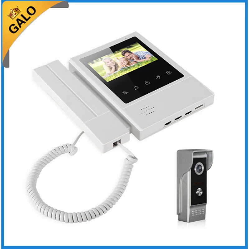 

4.3 inch Wired video door phone color doorphone System Visual Intercom Doorbell