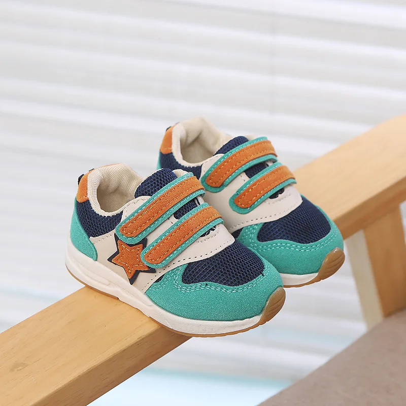 

2018 breathable children shoes for boys girls All seasons Hook&Loop fashion baby sneakers elegant kids toddlers footwear