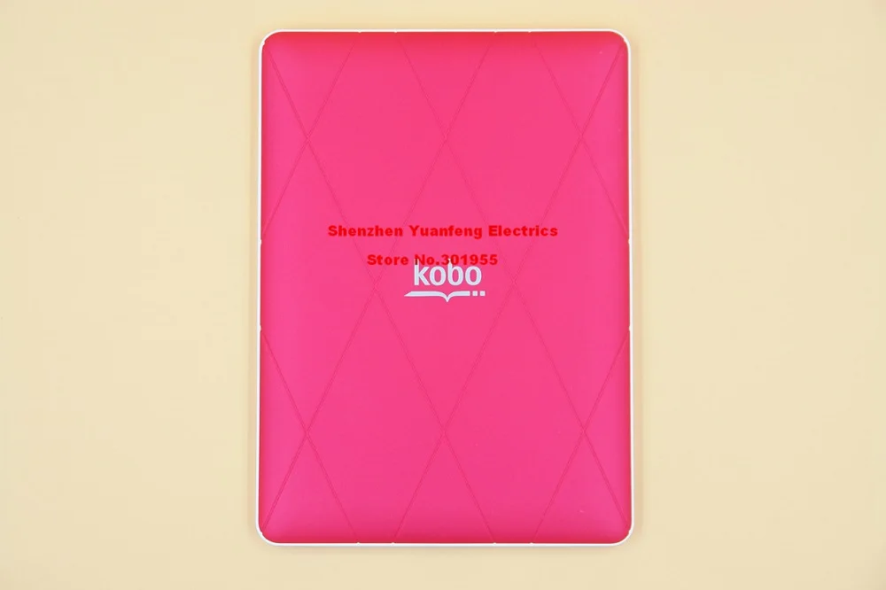 Электронная книга, электронная книга Kobo Glo N613, сенсорный экран, e-ink, 6 дюймов, 1024x768, 2 Гб, Wi-Fi, для чтения книг, фронтальная подсветка - Цвет: pink